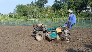 DONGFENG 20HP diesel engine SIFANG 18 blades power tiller. #video #vairalvideo 