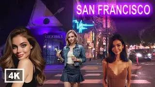 The bustling streets of San Francisco Mission District at Night | Pure SF Vibes
