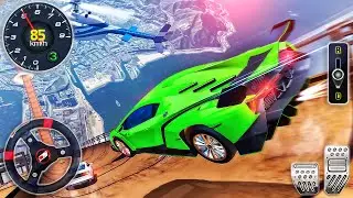 Vertical Impossible Mega Ramp 3D - Car Stunts Tracks Racing 2022 - Android GamePlay #4