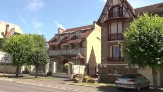 Walk through town in Dormans, France.