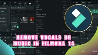 🎤 Remove Vocals or Music in Filmora 14 | Audio Separation Made Simple!