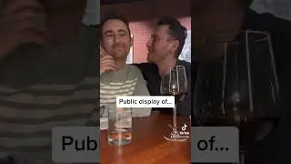 Cmon, no one&rsquo;s looking! #gay #boyfriend #pda #couple #nightout