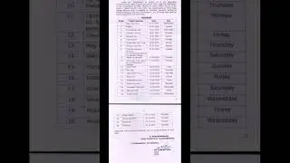 Public Holiday list for 2025 released🔥#holiday #2025 #2025holiday