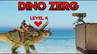Soaking an Entire Base In ARK Using An Army Of Dinos