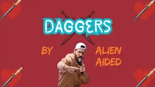 Daggers by Alien Aided. Lyrics Video #hiphopmusic #music 