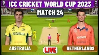 World Cup 2023 Live Match 24: Australia vs. Netherlands | AUS vs. NED Live Score and Commentary