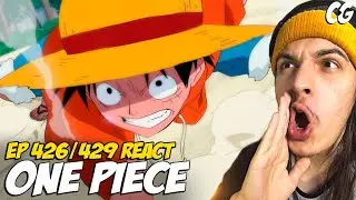 LUFFY GEAR 2 VS LARGO!!! MARATONA PEQUENO EAST BLUE! - React One Piece EP 426 ao 429