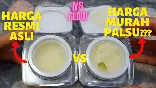 Cara membedakan whitening night cream yang asli dan yang palsu | krim malam ms glow murah asli