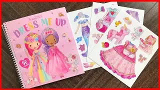 Hình dán thay váy đầm công chúa MiMi p2 - Sticker mimi princess dress me up (Chim Xinh channel)