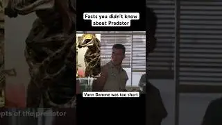 Vann Damme was cast as the Predator but was too short #facts #topfacts #movie #predator #part1