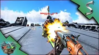 MAKING GUNS AND BEING HUNTED! - Ark: Survival of the Fittest [SOTF Gameplay]