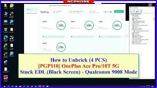 How to Unbrick OnePlus ACE Pro (PGP110) Stuck EDL - Qualcomm 9008 Mode (Black screen) (4 PCS)