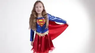 💥Supergirl Costume for Girls (Deluxe edition)  - Made By Funidelia
