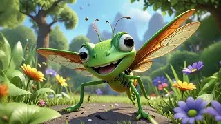 Hop Hop Grasshopper Game | Energetic Kids Song | Fun Movement Rhyme for Toddlers
