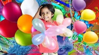 Baby Finger Family for Learning Colors - Balloons & Baby Gapol