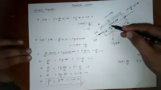 Bernoulli's equation derivation from Euler's equation of motion