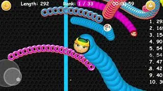 Worms Zone.io | cacing terbesar joker vs Loki || Game Cacing Slither io #99039