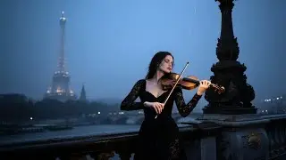 Minuit &agrave; Paris &ndash; Candlelight Rain Piano & Violin in a Romantic French Caf&eacute; 🌧️🎻