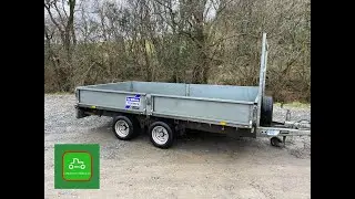 IFOR WILLIAMS LM126g DROPSDIE TRAILER & RAMPS SOLD BY www.catlowdycarriages.com