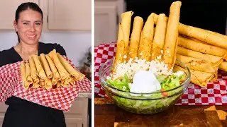 ¡Ni en los PUESTOS saben Así! Flautas de Papa con Salsa de 10 ✨