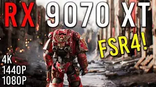 Testing the RX 9070 XT FSR 4 in Warhammer 40,000: Space Marine 2!