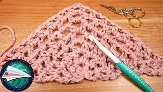 Crochet | Summer Triangle Shawl | Basic Instructions | Learn to Crochet for Beginners