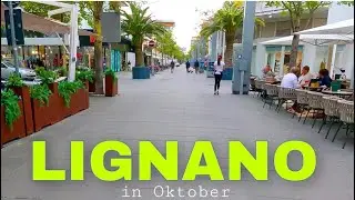 Lignano Sabbiadoro, Italien, im Oktober