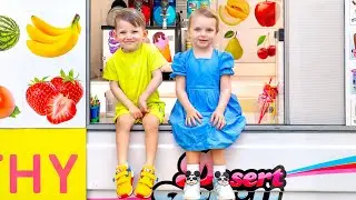 Gesunder Eiswagen 🌈 Videosammlung für Kinder | Vania Mania DE – Sammlungen