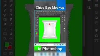 Chips Bag Mockup in Photoshop 2023 || #photography #technologyart #technology #ai