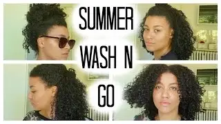 QUICK SUMMER WASH N GO + CUTE 30 SECOND HAIRSTYLES