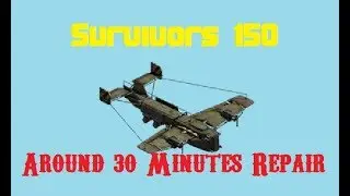 War Commander - Survivors (150) Gunship Tokens Base 30 Minutes Repair.