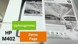 Test Demo Page - HP Printer M402 series #shorts