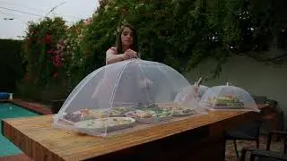 6pk Pop-Up 17x17&rdquo; Large Outdoor Food Covers - Keep Bugs Out