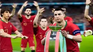 eFootball™ 2021/portugal vs spain Gameplay 