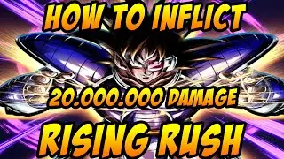 EASIEST WAY HOW TO INFLICT OVER 20 MILLION DAMAGE WITH RISING RUSH | EX 5 | DRAGON BALL LEGENDS