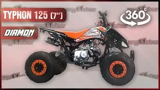 Quad enfant TYPHON 125 - Roues 7&ldquo; - DIAMON MOTORS