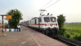 PUSH PULL TRIALS Of HOWRAH RAJDHANI BEGINS AT EASTERN RAILWAY! INDIAN RAILWAYS