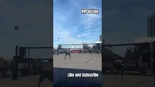 Defense! More AVP action! #volleyball #beach #avpstrong #free #chicago #like #subscribe #shorts #avp