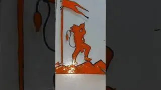 3D glasspainting #Babita Studio art #acrylic #drawing @Aryan Verma studio