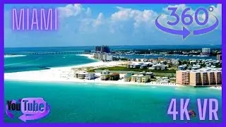 Fort Walton Beach Florida 360 vr video drone footage