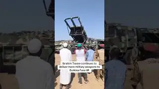 Ibrahim Traore delivers military equipment to Burkina Faso 🇧🇫