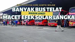 Banyak Bus Telat Masuk Loket MH Karena Antrian Solar Di Perbatasan Sumut-Riau