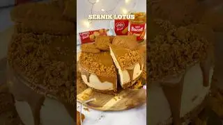 SERNIK LOTUS 🧡 #sernik #lotusbiscoff #lotuscheesecake #świąteczne #świętabożegonarodzenia