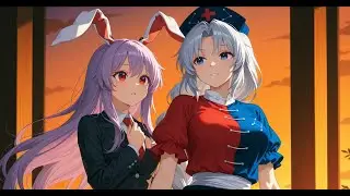 【東方】永琳 &times; うどんげ 【黄昏フロンティア Mashup】