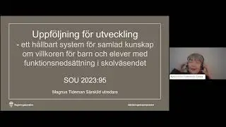 Webbinarium: Hur kan vi synligg&ouml;ra skolsituationen f&ouml;r barn och elever med funktionsneds&auml;ttning?
