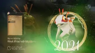 World Events-2021 March of the Tadpoles Micro-Holiday + Terky Battle PET! from the White Murloc Egg