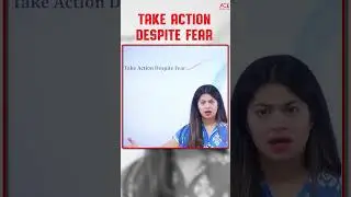 Conquer Anxiety By Taking Action Despite Fear #shorts