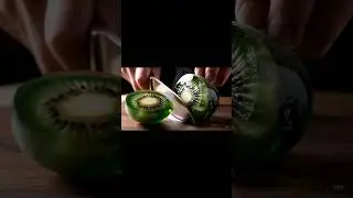Cutting a Glass Kiwi in 4K &ndash; Hyperreal AI ASMR 🥝✨