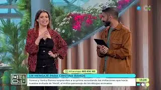 Sorpresa de sus primas a Cristina Ramos 