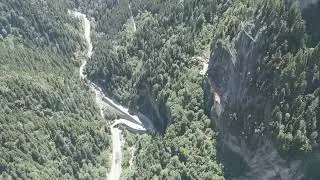 D-Log M. Altindere, Trabzon Province, Turkey. Sumela Monastery. Altindere Valley Park. Coniferous...